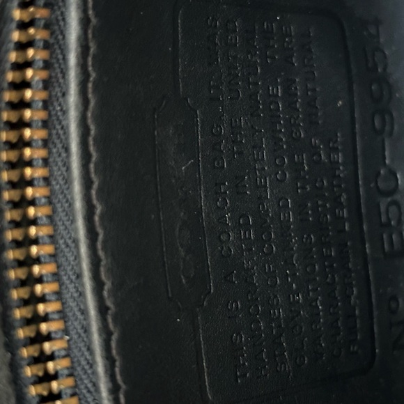 Vintage Coach Black Prairie Bag #9954 - Picture 3 of 4